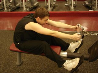 Cable rows -- over flexed 