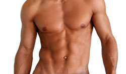 torso of very fit man