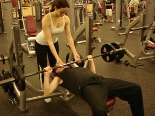 Bench press -- second position 